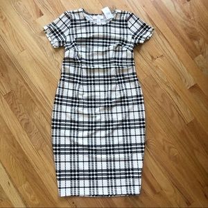 Motherhood Maternity Windowpane Dress